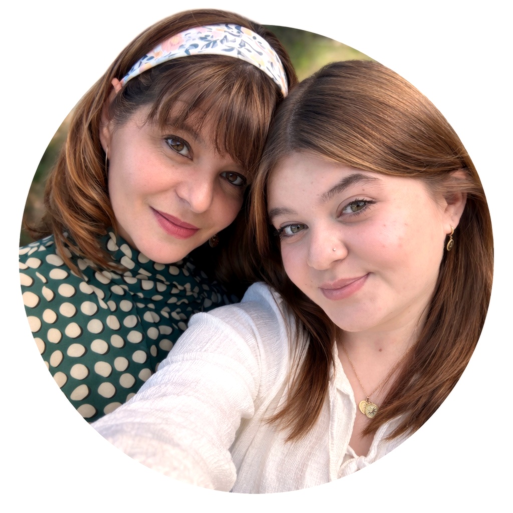 deux belles dames dans un cadre